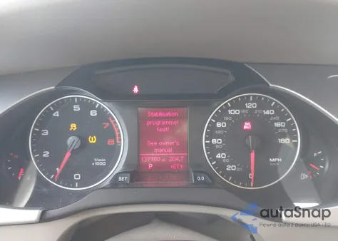 2011 Audi A4 2.0T Premium from USA, damaged, VIN WAUAFAFL9BN054913